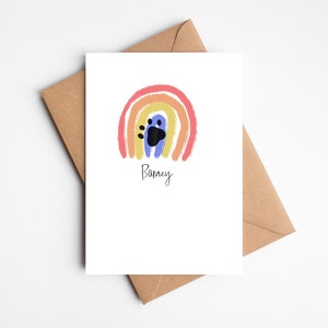 Carte personnalisée de deuil avec empreinte de patte arc-en-ciel | Désolé pour votre perte | Carte de condoléances pour chien et chat | pont arc-en-ciel de Zazzle.be Liste d'envies Vous avez des idées ? Mort de l'animal