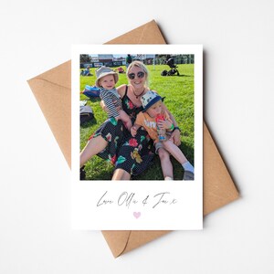 Gepersonaliseerde Moederdagkaart | Fijne Moederdagkaart | Stijl fotokaart | Afbeelding | Beste mama | Beste moeder