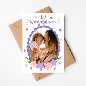 Gepersonaliseerde Moederdagkaart | Fijne Moederdagkaart | Stijl fotokaart | Afbeelding | Beste mama | Beste moeder