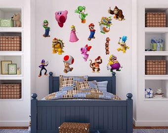 Super Mario Odyssey Wall Sticker Decal Home Decor Art Mural Kids Children WC140