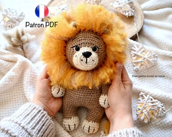 PATTERN Bill the lion crochet pattern lion