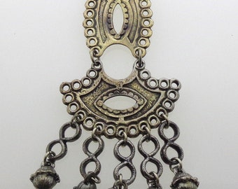 Astri Holthe - ciondolo in peltro vintage - 100 x 48 mm