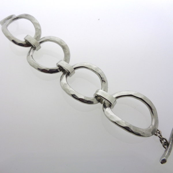 Bent Larsen - large pewter bracelet - also in silver-plated version