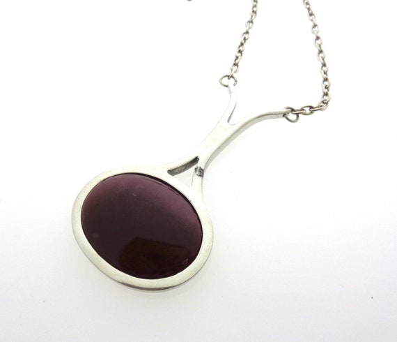 Bent Larsen pendant with carnelian stone - with c… - image 2