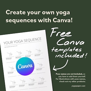 100 Yoga Pose Stickers: Stick Figure Illustrations (Digital Download) image 5
