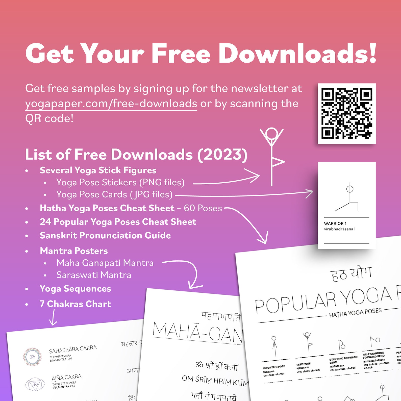 Yin Yoga Sequence PDF: Printable Download With Yoga Poses, Stick ...