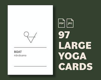 97 Yoga Cards: Printable Poses for Beginners (PDF)