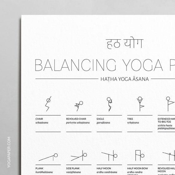 Iyengar Yoga Poses Levels 6-15 Stock Vector - Illustration of healthy,  drawn: 218079050
