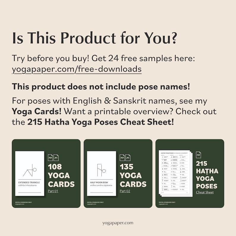 400+ Yoga Pose Stickers: Digital PNG Files, Canva Templates image 7