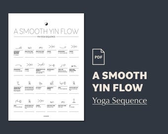 Yin Yoga Sequence: Printable Poses Flow for Beginners (PDF Download)