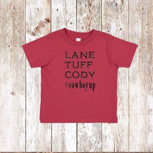 Cowboy up shirt, 8 seconds shirt, boys cowboy shirt, boys western shirt, lane frost shirt, baby boy clothes, toddler boy clothes