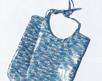 Waterproof Liberty of London baby Apron Cars Voitures