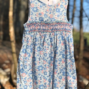 Robe Liberty of London Betsy à smocks