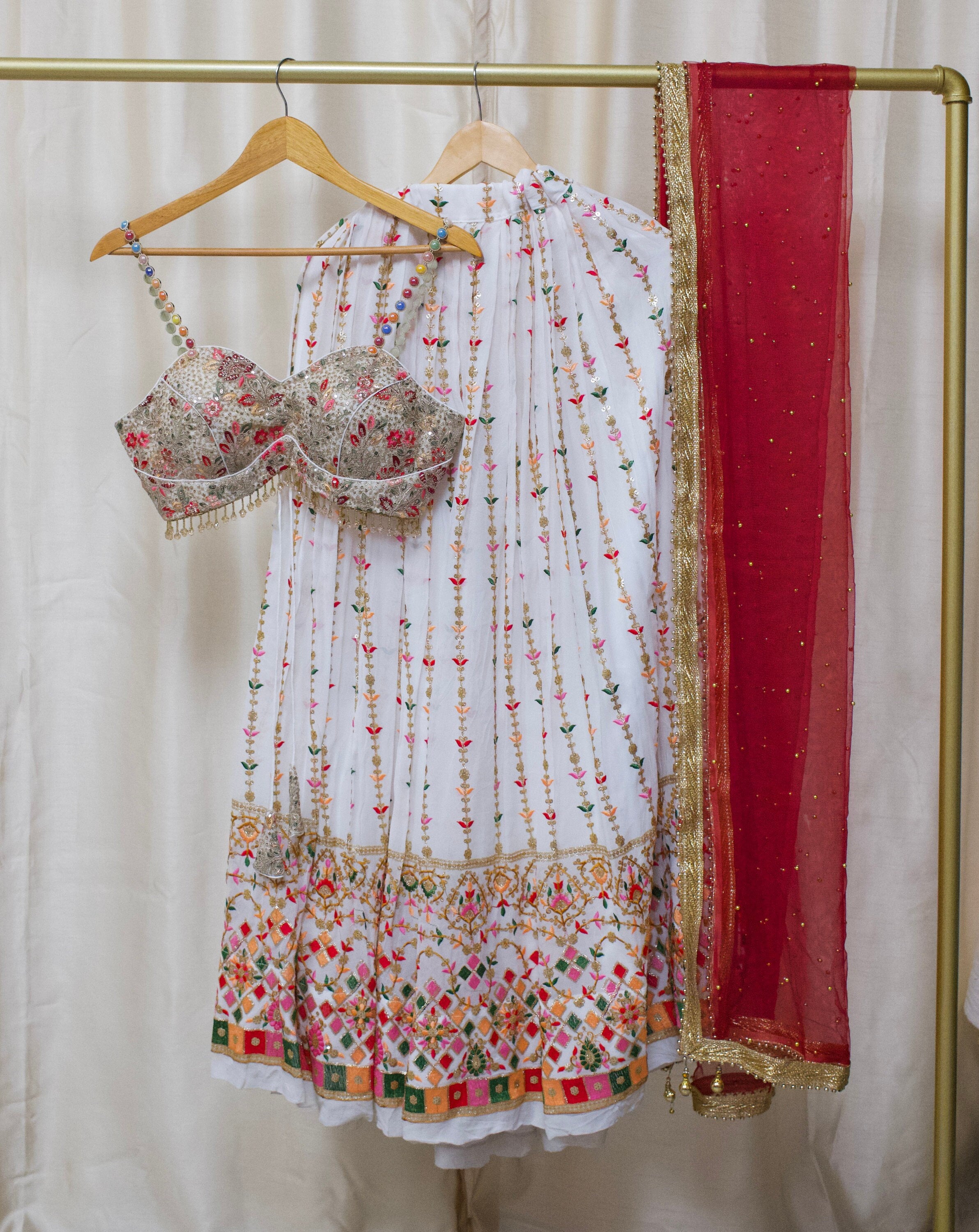 Sabyasachi multicolor lehenga new arrivals