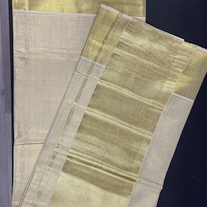 Indisches Onam Traditionelles Taschentuch Set Saree