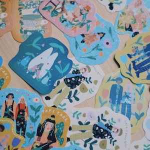 NOUVEAUTÉS Autocollants avec effet papier holographique, brillant et pailleté
