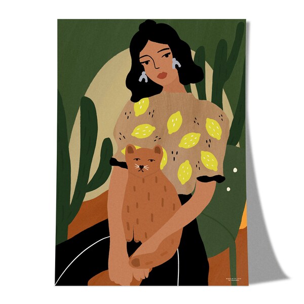 The Lemon Girl A4 PRINT