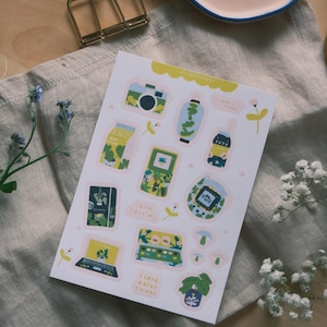 Sticker Sheet (Tiny daily companions) - Journal Edition