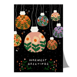 Salutations les plus chaleureuses - Carte postale A6 (édition de Noël)