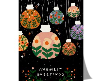 Warmest Greetings - Postcard A6 (Christmas Edition)