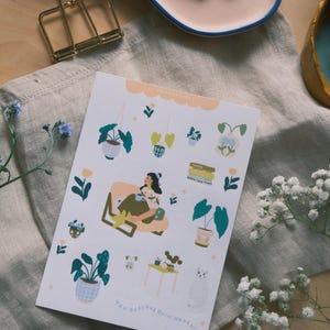 Feuille d'autocollants (Vous méritez des moments de calme) - Édition Journal