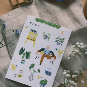 Hoja de pegatinas (Tómate un tiempo para mí) - Edición de diario