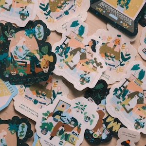 NOVITÀ Adesivi diversi con effetto carta lucida o glitterata / Edizione limitata