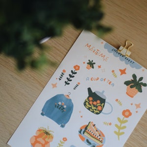 Foglio di adesivi (Edizione Una tazza di piccole cose)
