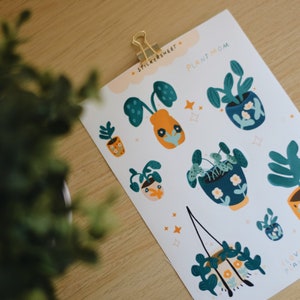 Feuille d’autocollants (édition Plants Lover)