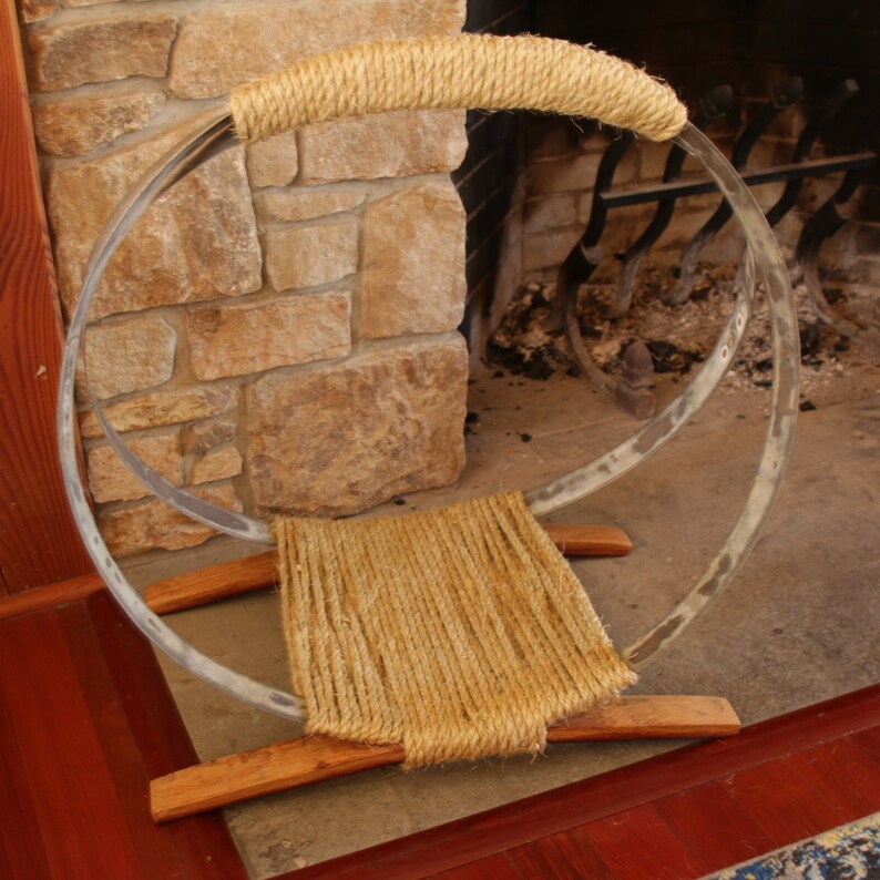 Wine Barrel Firewood Holder | Etsy