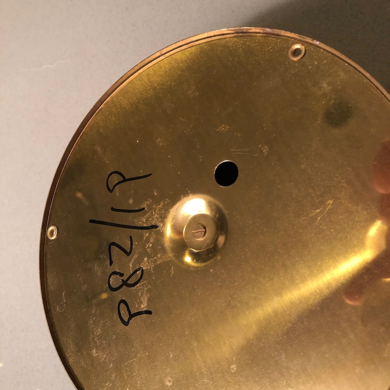 vintage birthday Brass Hamburg wedding Barometer Wempe weather instruments home exterior, gift