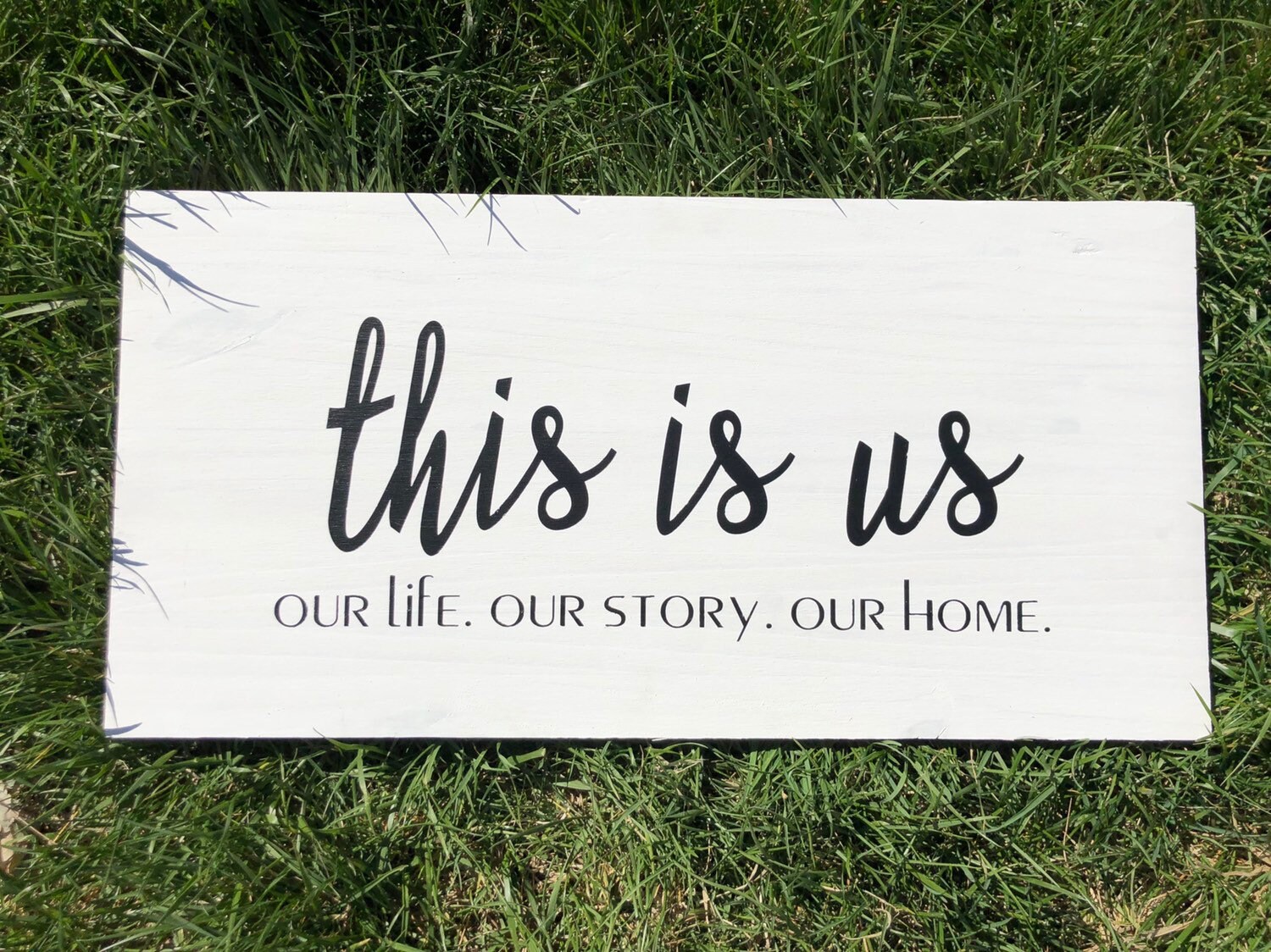 This is us sign this is us wood sign our life our story our Etsy