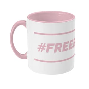 Free Britney - Two Toned Pink Mug - Framing Britney Spears