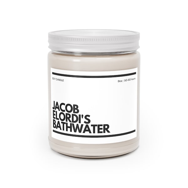 Jacob Elordi's Bathwater Candle - The Original Saltburn Candle - Gift for Her/Gift for Him