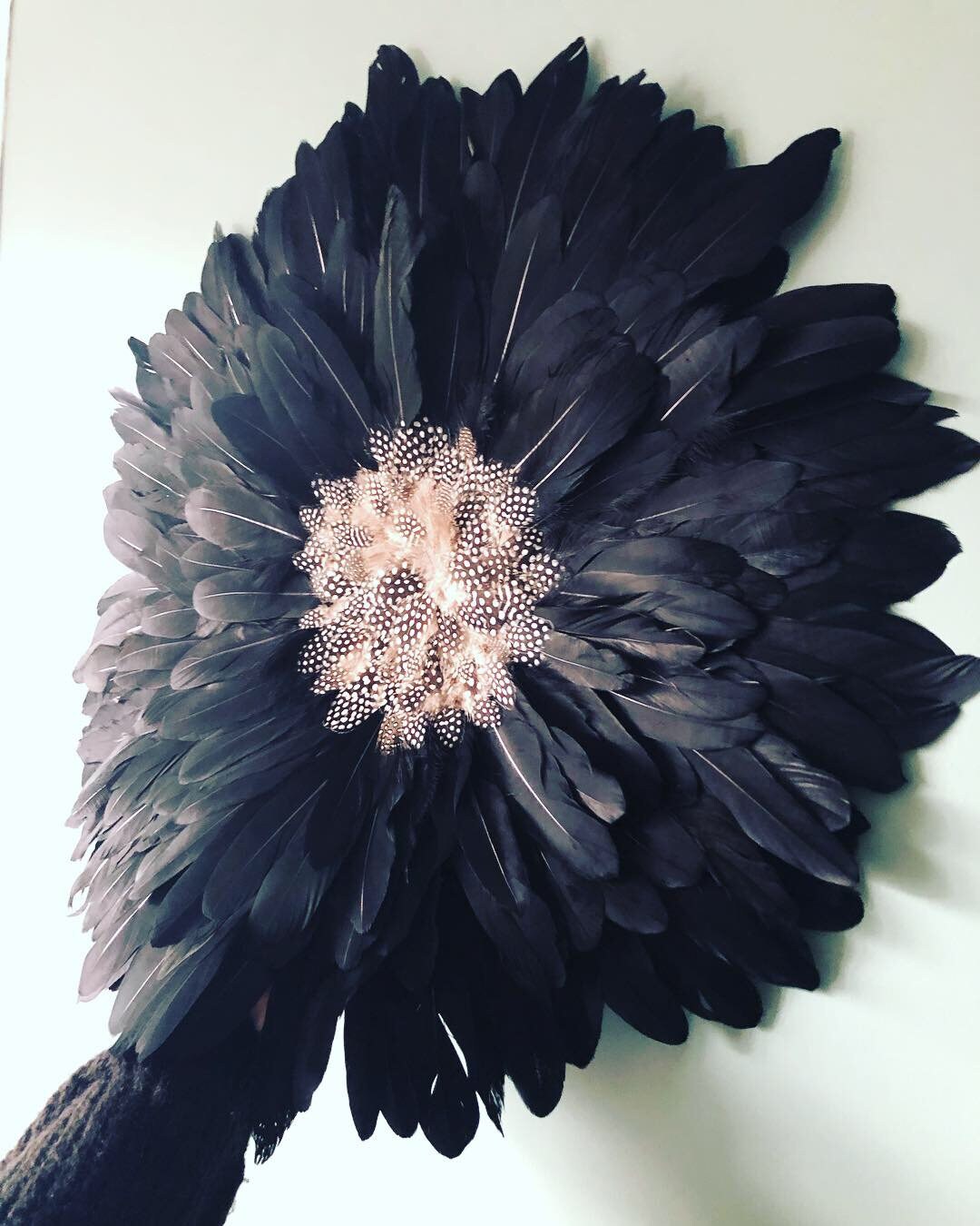 Décoration Murale Plumes Jujuhat Noir