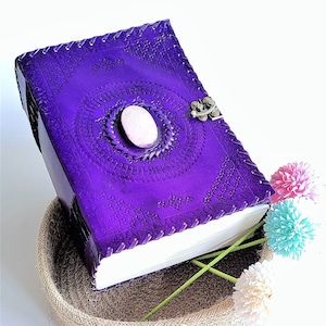 1000 Pages Leather Journal, Custom Journal Lock, Handmade Gifts for him, her