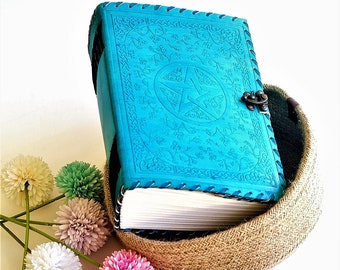 Diario de cuero grande de 600 páginas, páginas rayadas y sin rayar, diario de sueños, diario grande