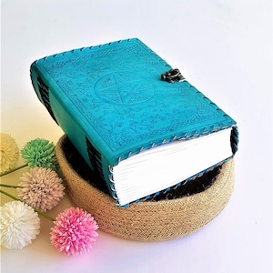 Leather Journal with 1000 pages, XL Journal, Thick Grimoire, Fat Journal