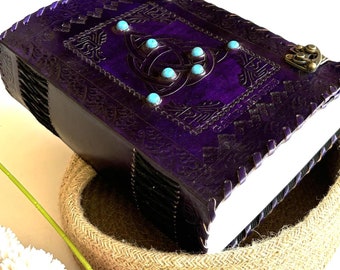 Leather Journal Grimoire with 1000 Pages