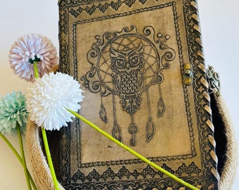 Medieval Style Leather Journal Grimoire