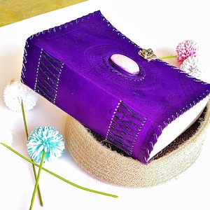 600 Pages Big Fat Leather Journal, XL Custom Journal with Lock