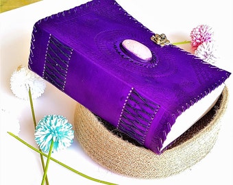 600 Seiten Big Fat Leather Journal, XL Custom Journal mit Schloss
