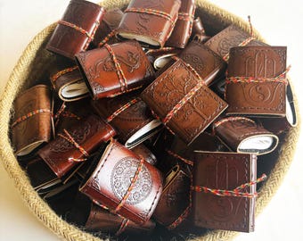 Smallest Miniature Leather Journal, Pack of 50