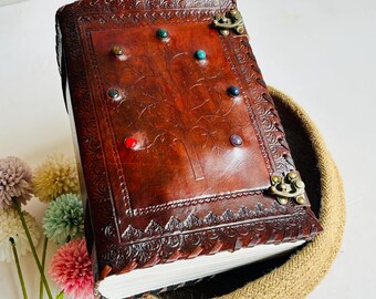 1000 Page Journal Leather, Unlined Journal, Lined Journal
