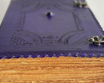 Egyptian Ankh Symbol Huge Leather Journal, 1000 Antique Pages