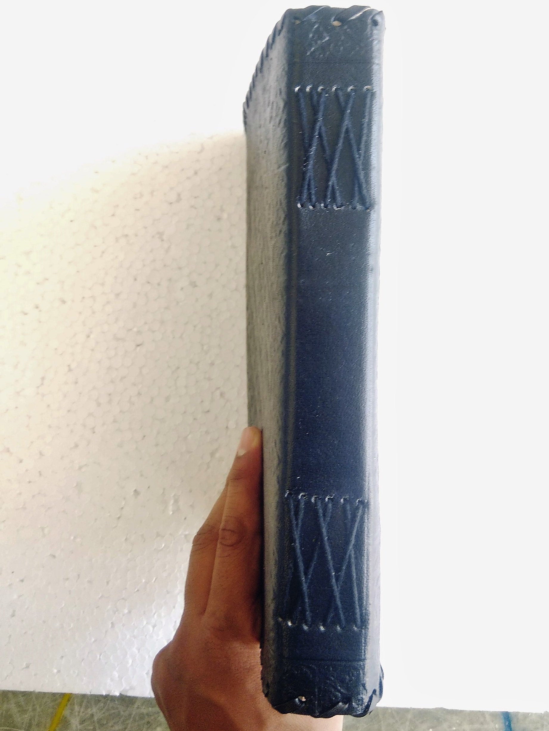 Shadowbook Large Leather Journal - Stone Journals - Embossed Journal - Magic ...