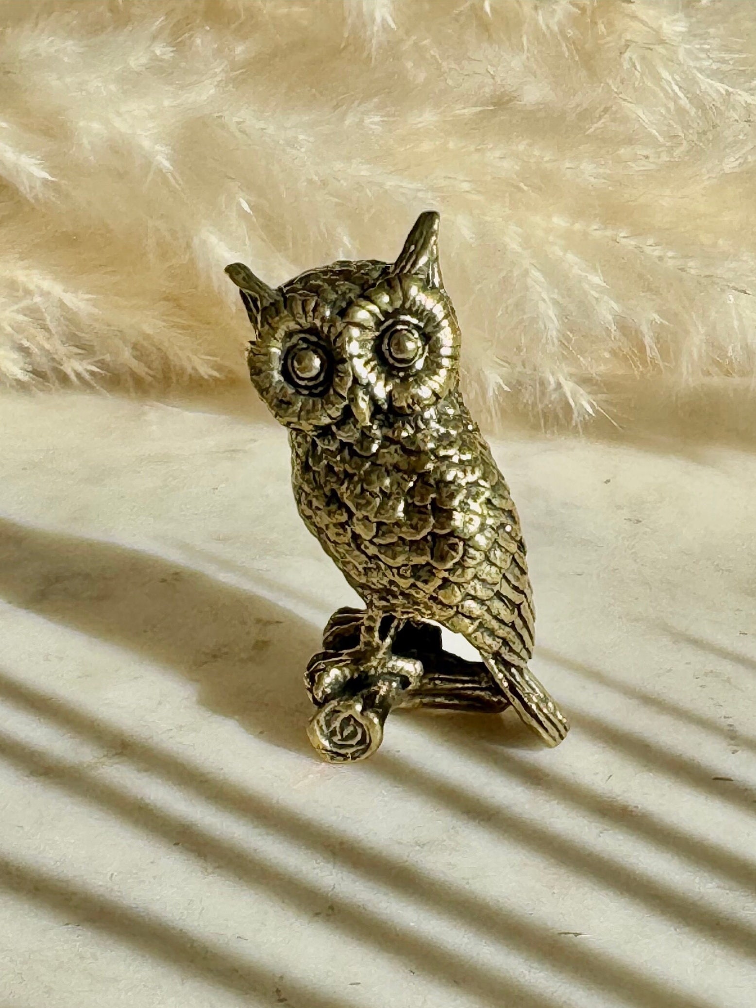 お歳暮・冬ギフト特集2024 Metal owl ornament - Etsy 日本 オーナメント・オブジェ