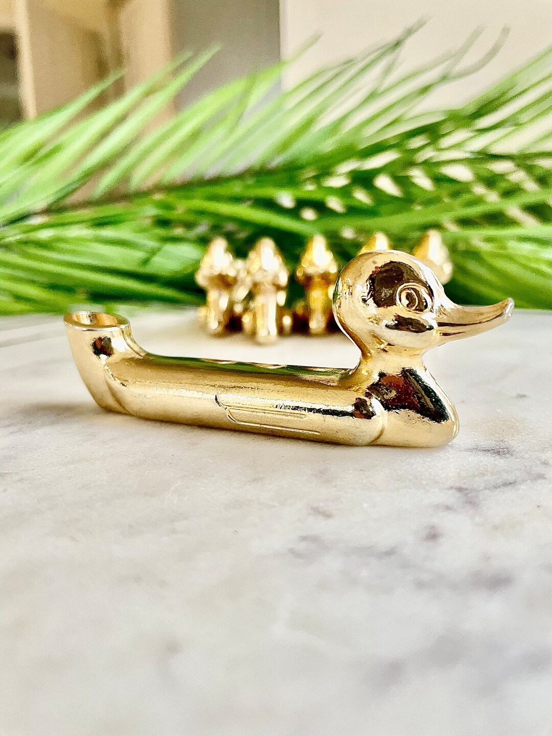 Vintage Set of 6 Privilege Knife Rests Card Holders, Ducks French Knife ...