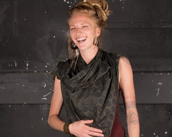 Lightweight Scarf | Burning Man Costume , head scarf the perfect cyberpunk clothing, jedi cosplay and festival accessory | Hex Safi Army