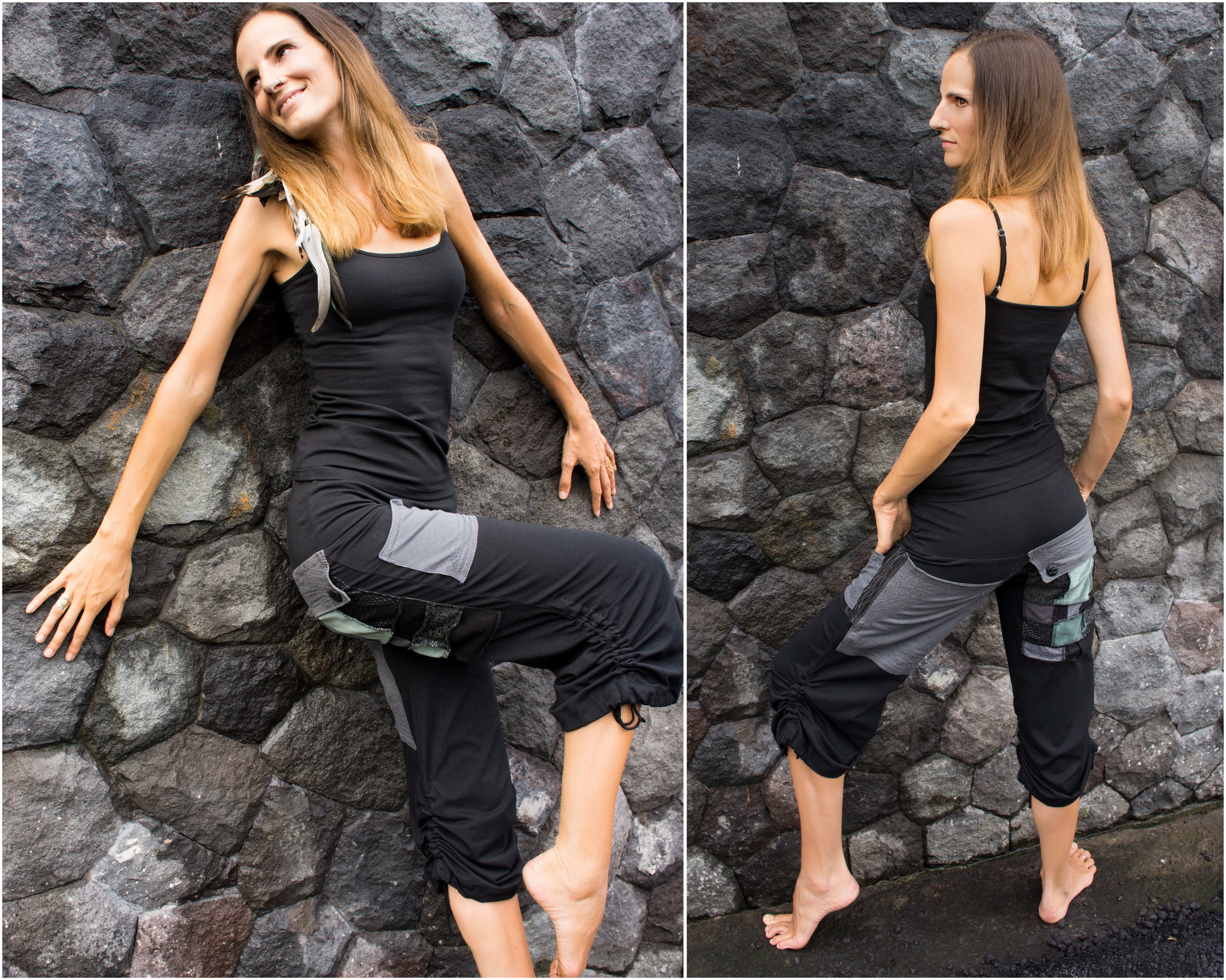 Patchwork Rave Patchwork Pants Festival Wear and Rave Clothing Pirate Pants and Elven ...
